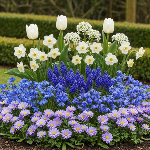 fbb6a9d2456648fab45173de25ee178f68d6517882884652b2f8a6ed9bdf4a16.jpg Blumenzwiebeln - Bulb Garden Blue mix - Verschiedene Sorten - Blau - 125 Stück