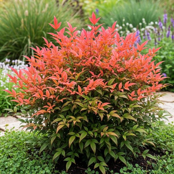 Nandina Obsessed - Rot - 2 Pflanzen - Immergrün - Pflegeleicht