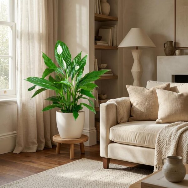 Spathiphyllum mit Viber weiß