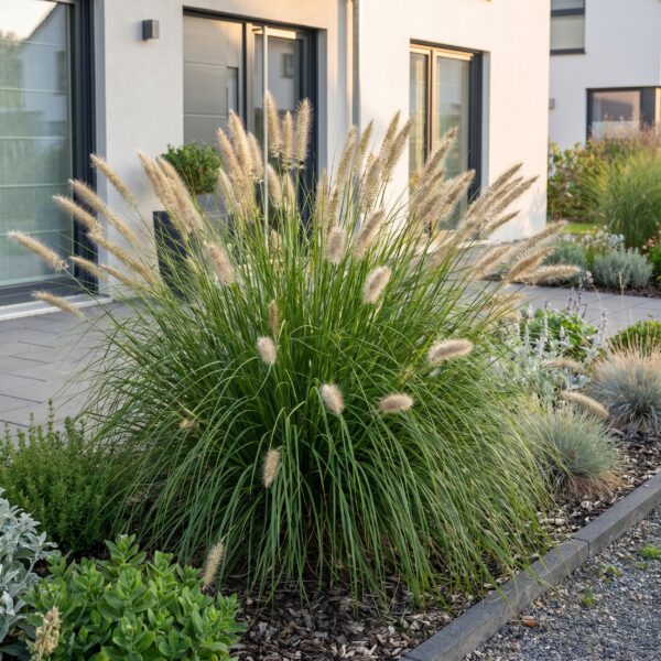 3d57e4d4da224366908d5c2927f46923b17c1fdf4cbd4f3280b16fae20d4da9f.jpg Pennisetum alop. Hameln – Lampenputzergras – mit Rispen – grün – 24 Pflanzen