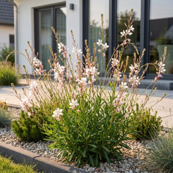 Gaura lindh. Whirling Butterflies – Prachtkerze – Bienen- und Schmetterlingsmagnet – Weiß – 24 Pflanzen