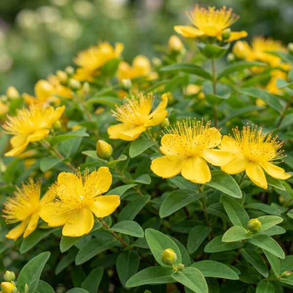 e948b996bb544707bcef76212f24d9d83db81999d0034e81b1fa7ce2dab203d9.jpg Hypericum calycinum – Johanniskraut – Bienen- und Schmetterlingsmagnet – Gelb – 12 Pflanzen