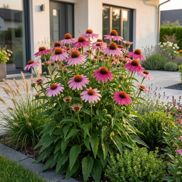 Echinacea purp. Magnus – Sonnenhut – Bienen- und Schmetterlingsmagnet – Rosa – 6 Pflanzen