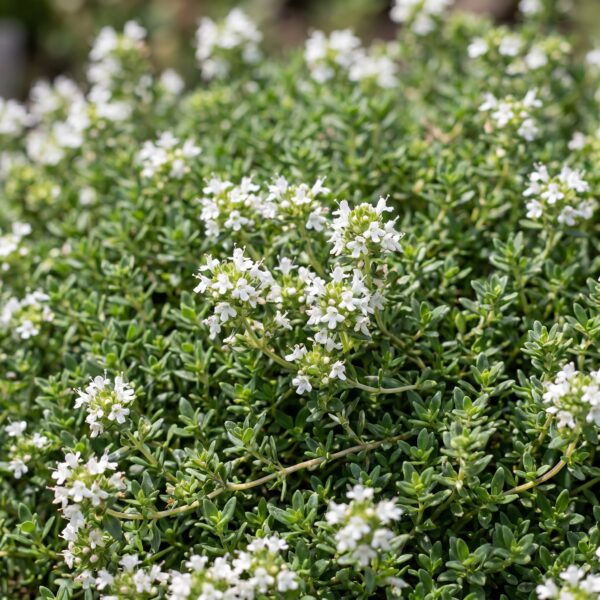 Thymus praecox Albiflorus – Weißer Kriechthymian – Duftend – Weiß
