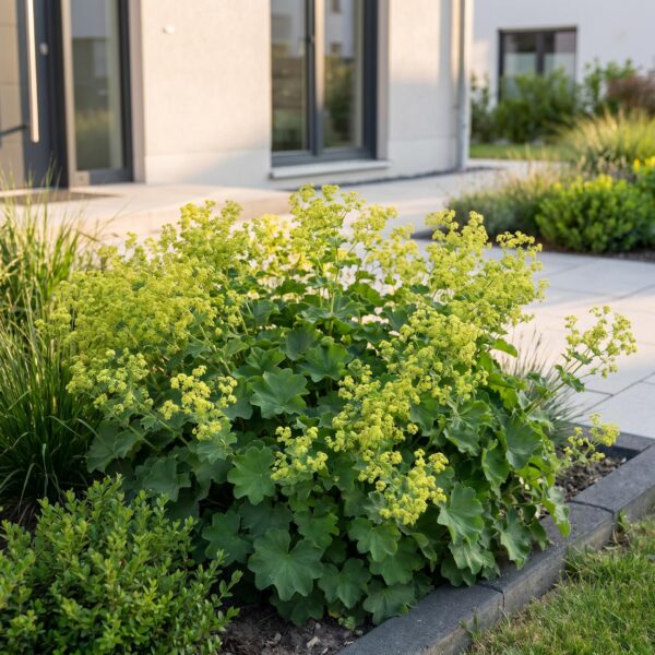 Alchemilla mollis – Frauenmantel – Bodendecker – Gelb