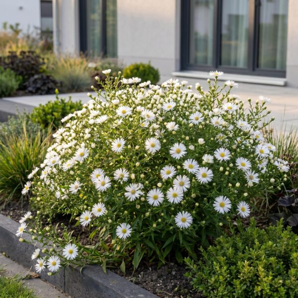 724b69e56d6d4918a940ce2395efef507360daf65b1148bc92dc116f02153528.jpg Aster (D) Schneekissen – Meeresaster – Bienen- und Schmetterlingsmagnet – Weiß – 6 Pflanzen