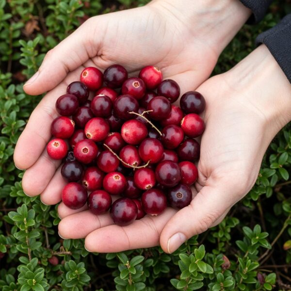 e9a9ce527b584e949ee46ca9a44f69950f22b6665a864bd5a96a41e175804522.jpg Vaccinium mac. Early Black - Preiselbeere - Winterhart - Heidelbeere - 2 Pflanzen
