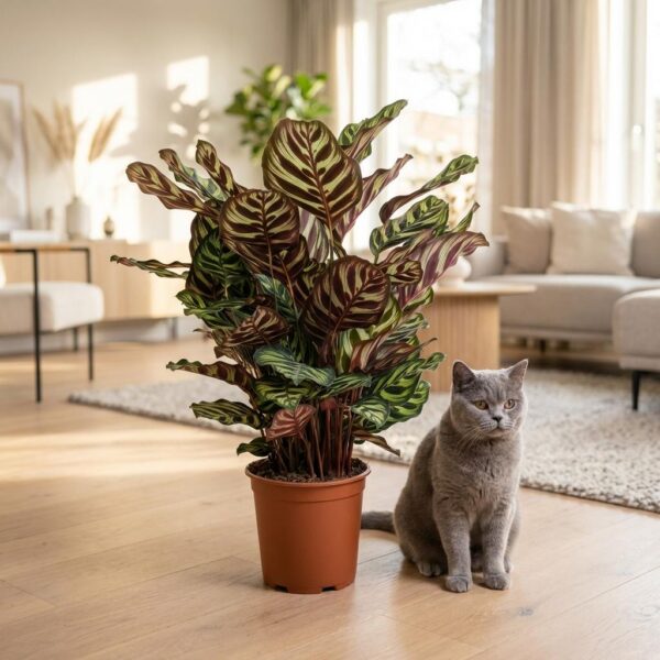 Pfauenpflanze - Calathea Makoyana - Grün - Pflegeleicht