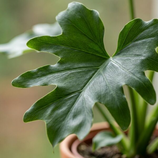 Philodendron - Philodendron Lickety split - Grün - Pflegeleicht