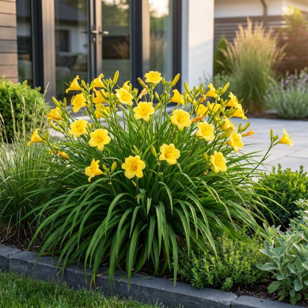 Hemerocallis Stella d'Oro – Taglilie – Bienen- und Schmetterlingsmagnet – Gelb