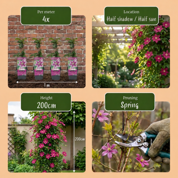 b14e6adca4f84a8e93718b2c637404fbe2665e9699b74e779421543ac3f39774.png Clematis Piilu – Waldrebe – Weiß – Rosa – Kletterpflanze | 4 Stück